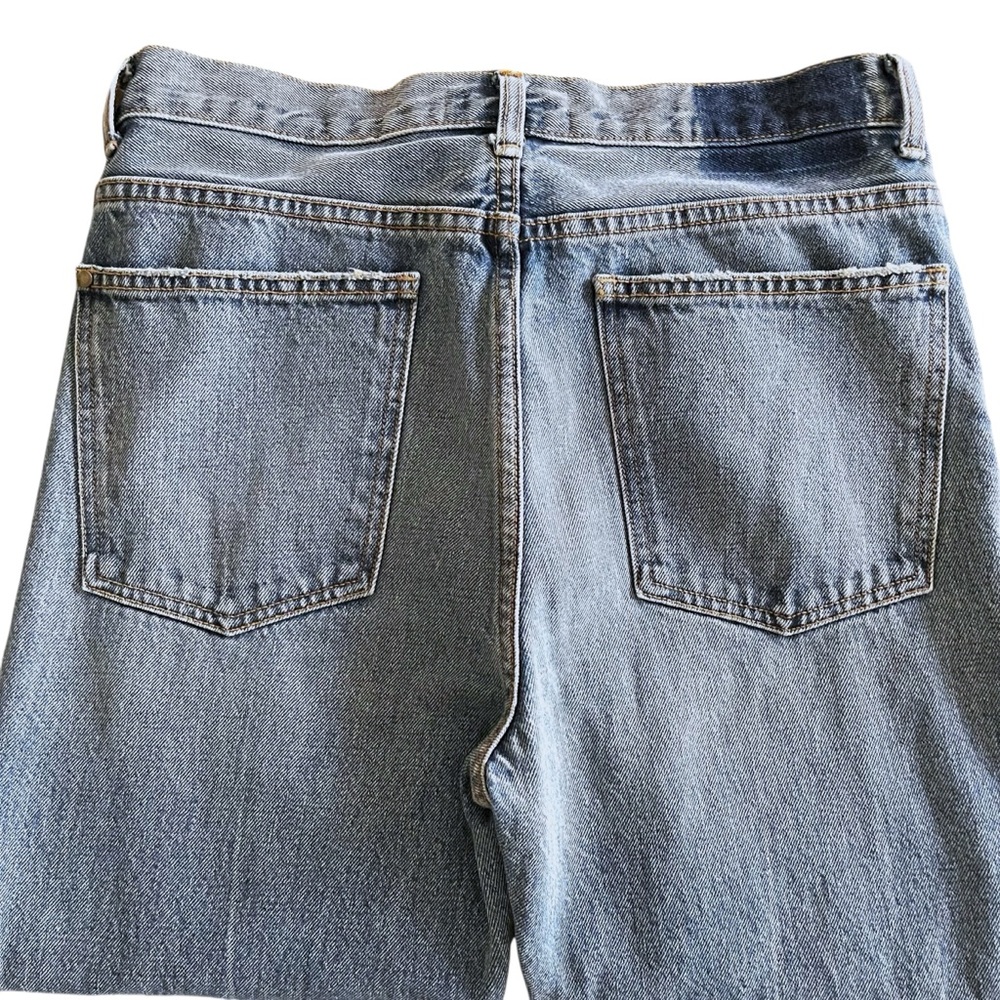 The GREAT. Faded Blue The Kick Bell Jeans Flare Denim Jeans (28x28) - Picture 7 of 15
